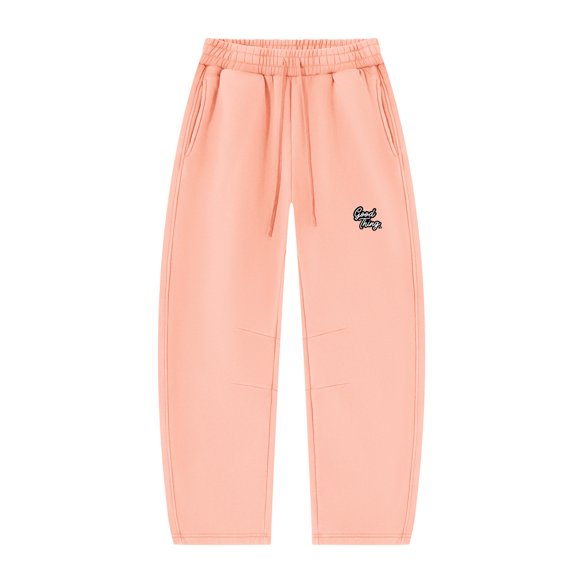 Unisex Vintage Wash Barrel Leg Fleece Sweatpants