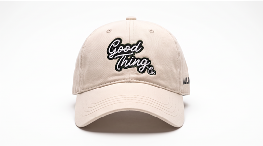 Good Thing & Co. Embroidered Relax Fit - Cream